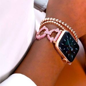 Goldenerre Crystal Pavé Link Band for the Apple Watch, Size 42/44/45